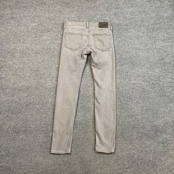 Paige Jeans Womens 29 Gray Croft Slim Straight Low Rise Stretch Denim 5 Pocket - Picture 8 of 10